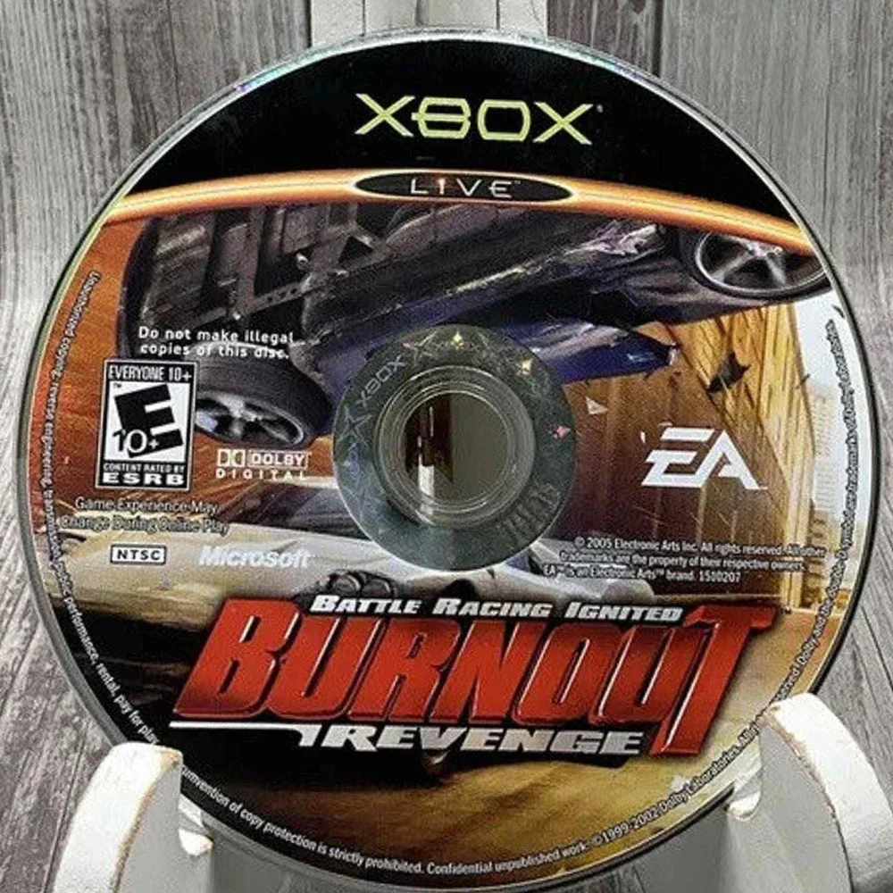 Burnout Revenge Microsoft Xbox 2005 EA Racing Game Disc Only NTSC Original OG